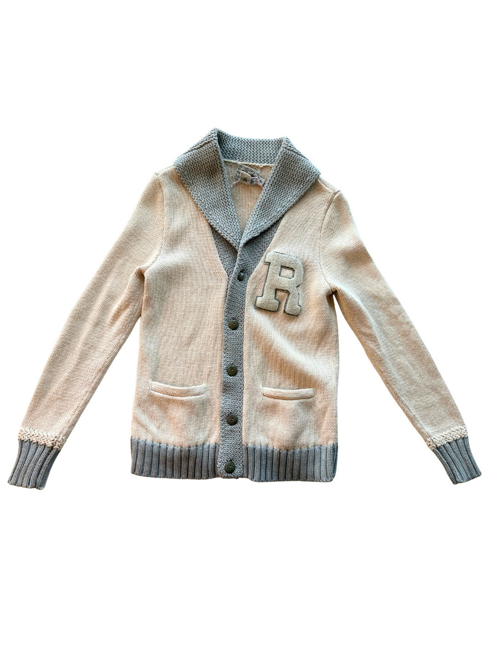 Vintage Rugby Ralph Lauren Varsity Letterman Cardigan